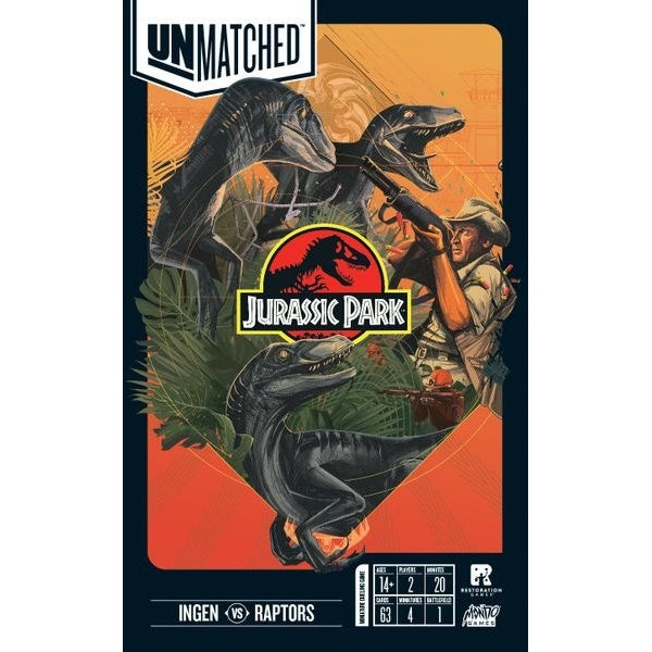 Kit de pochettes pour Unmatched: Jurassic Park – InGen vs Raptors ...